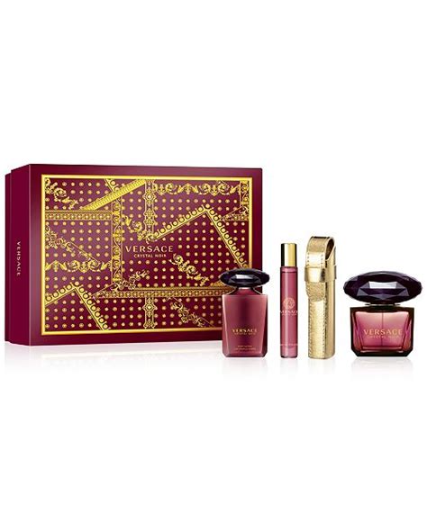 versace crystal noir gift set macy's|Versace Crystal Noir edp 50ml.